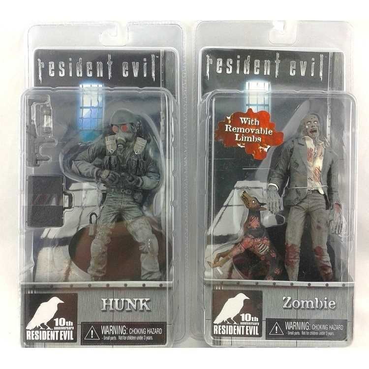 NECA X Resident Evil Figure Zombie Hank Gas Mask Hand ตุ๊กตาคุณภาพสูงรุ่น