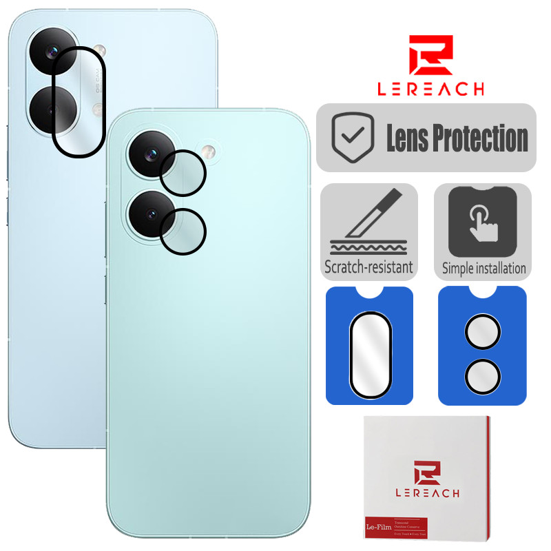 Lereach Anti-Scratch เลนส์ป้องกันฟิล์มสําหรับ Xiaomi Poco X8 Pro Max Redmi Turbo 5 Max เลนส์กล้องโทรศัพท์ 1-2 ชิ้น HD กระจกนิรภัยใสติดตั้งง่าย