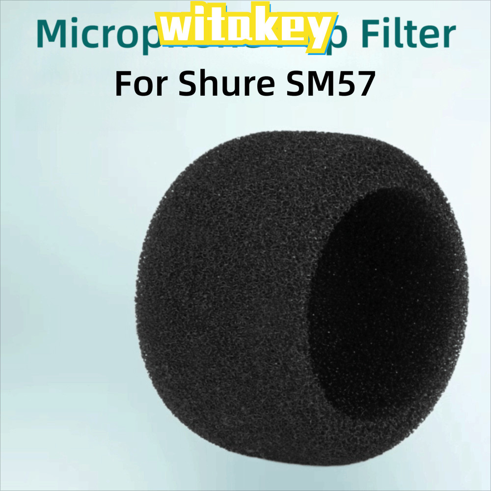 WITAKEY ฝาครอบกระจกไมค์, Flocked ฟองน้ําโฟมไมโครโฟนกันลม Pop Filter, การเพิ่มประสิทธิภาพเสียงเปลี่ยน