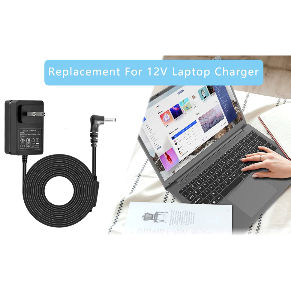 12V AC Adapter Charger สําหรับ SGIN M17 Pro M17Pro M17S 17 นิ้ว 17.3 "Windows 11 แล็ปท็อปคอมพิวเตอร์โน้ตบุ๊ค PC Power Supply Adaptor สายไฟ Wall Plug thumbnail 9