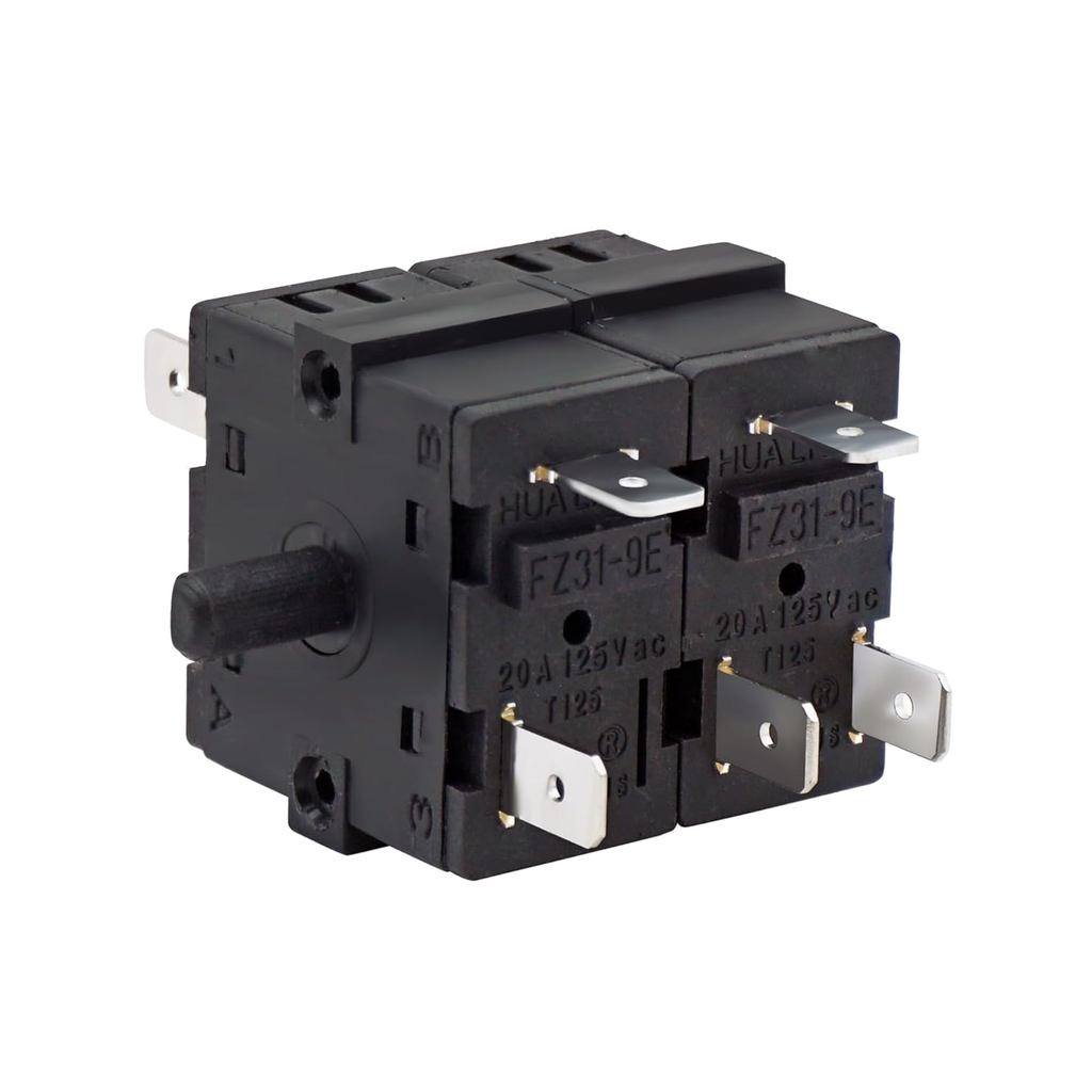 FZ31-9E 11 Pins 7 ตําแหน่งสวิตช์ฟังก์ชั่นแบบหมุนเข้ากันได้กับ Cuisinart TOA-60 Air Fryer,FZ31-10 ฟัง