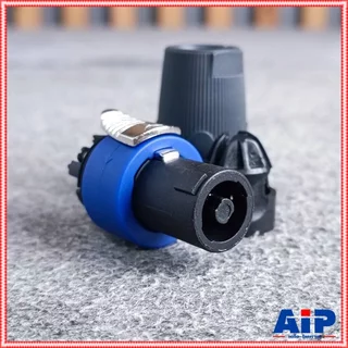 แพ็ค4ตัว สีน้ำเงิน CONNEX SP-01 SPEAKON ปลั๊กสเปคคอน 4ขั้ว สเปคคอนตัวผู้ SP01 SP 01 สเปคคอนตู้ลำโพง เอไอ-ไพศาล