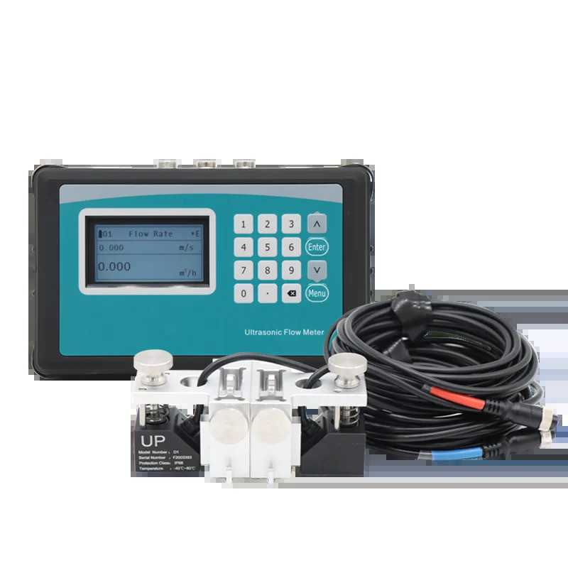 DN25-1200mm Ultrasonic Flowmeter Liquid Flow Meter Water Ultrasonic Flow Meter Portable Flow Meter