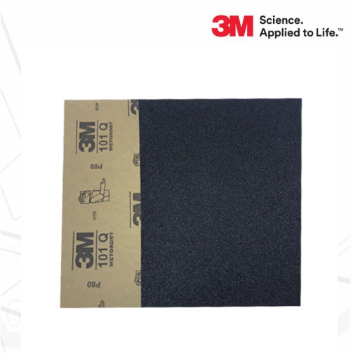 3M กระดาษทรายน้ำ #80 #100 #120 #150 #320 #400 #800 #1200 101Q (แพ็ค 10 ชิ้น)