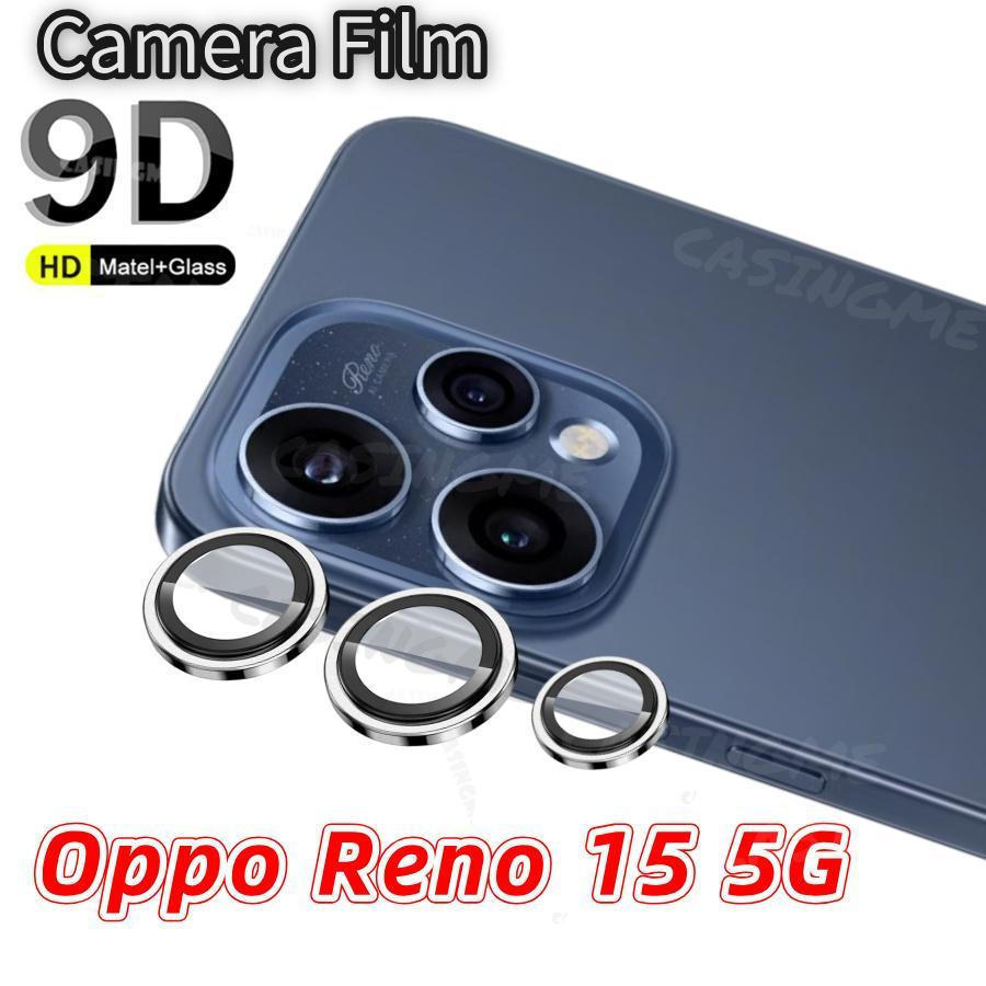Oppo Reno 15 5G 2025 คลุมทั้งหมดเลนส์กล้องโลหะสําหรับ Oppo Reno 15 Reno15 15Reno OppoReno15 Pro 15F F 5G 2025 ตัวป้องกันกล้องแหวนเลนส์กล้องกระจกนิรภัยป้องกัน