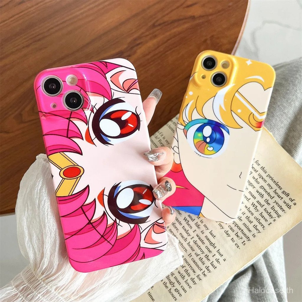 เคสโทรศัพท์โทรศัพท์ เหมาะสําหรับ iPhone สาวสวย Water Ice Moon เคสฟิล์มสองในหนึ่งเดียวเหมาะสําหรับ iP
