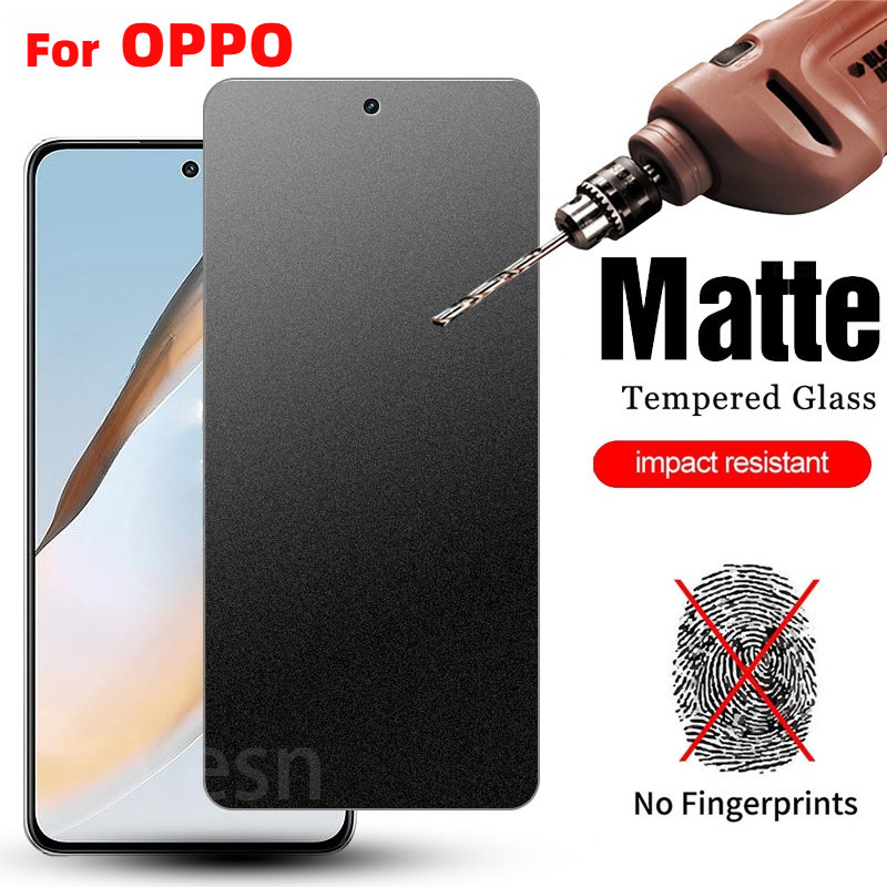 ฟิล์มกระจกเต็มจอแบบด้านรุ่น OPPO A6 GT Max A6t A6s A5 A3 Pro A6x A6v A6i A6c A5x A3x A3i A2 A2x A1 A