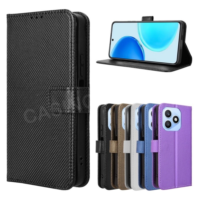 เคสโทรศัพท์สําหรับ Honor X8d 4G 5G 2026 X6d Play10 X5c Plus 4G 5G หรูหราเพชรหนังฝาครอบโทรศัพท์กันกระ