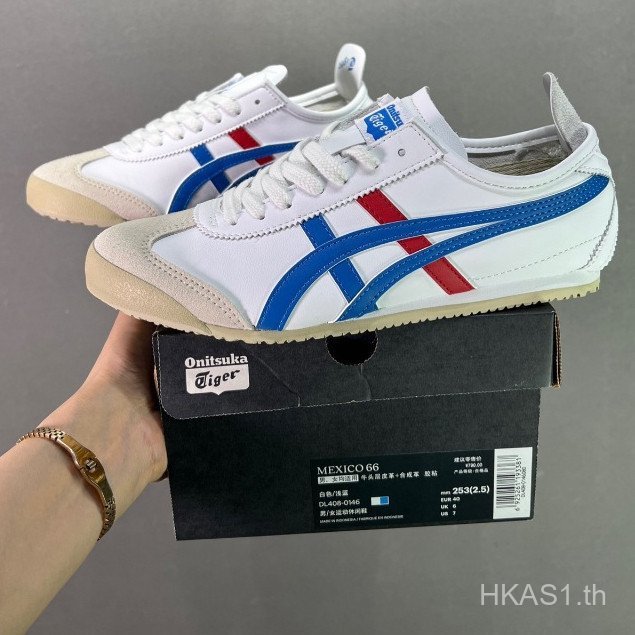 Onitsuka Tiger Mexico 66 รองเท้าวิ่งผู้ชายและผู้หญิง Onitsuka Mexico 66 รองเท้ากีฬา DL408-0146