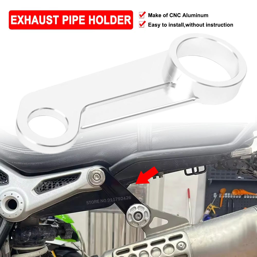 TC Motorcycle Exhaust Pipe Holder Bracket For BMW R nine T R9T Scrambler High Exhaust System Connect