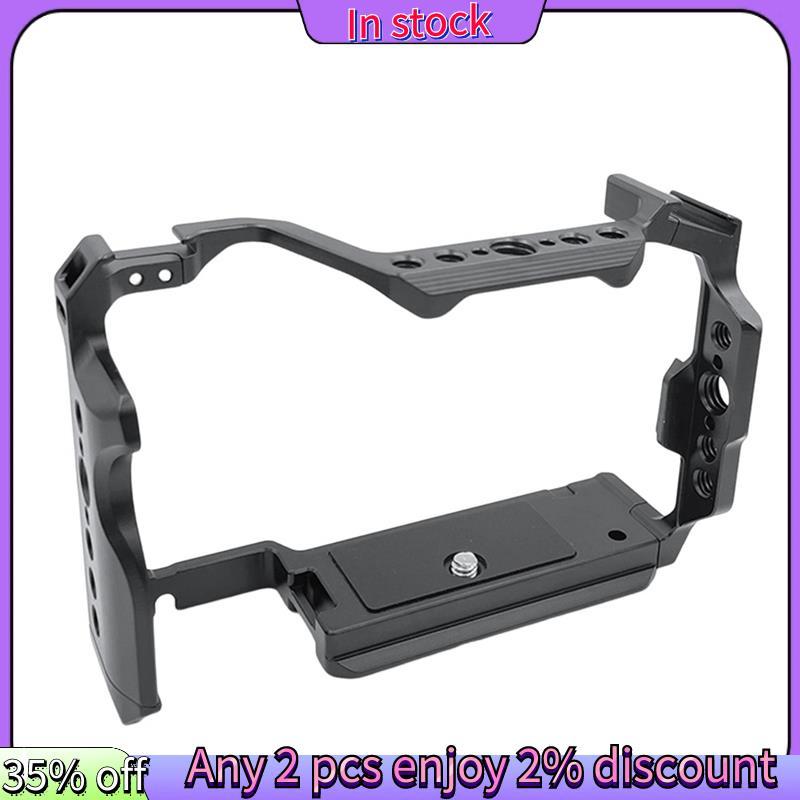 In stock-Full กล้อง Rig กรอบป้องกัน A7C2 A7CR A7CM2 A7CII DSLR ขาตั้งกล้อง Cold Shoe Mount ใช้งานง่า