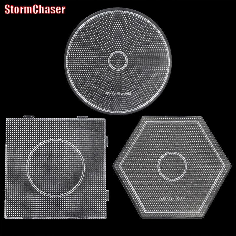 [Storm-t] 5 ประเภทเลือก 2.6 มม.Perler ลูกปัดแม่แบบ Pegboard สําหรับ Hama ลูกปัดเครื่องมือ DIY ปริศนาการศึกษา Beadbond ของเล่น