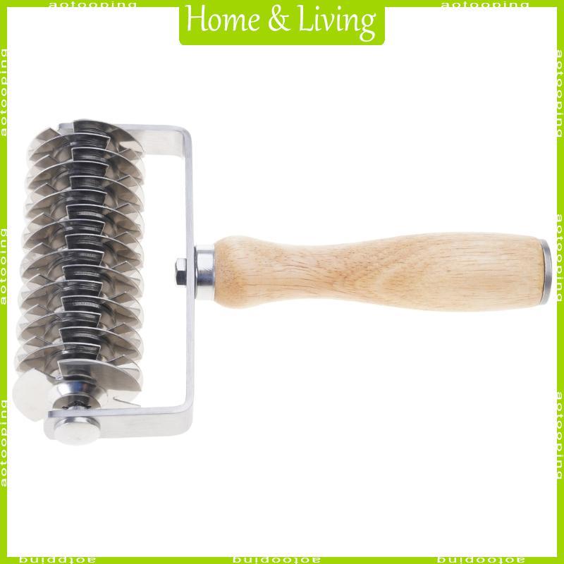 AOTOO Pastry Crust Roller Cutter สแตนเลสตาข่ายในครัวเรือน Baking Pastry เครื่องมือ