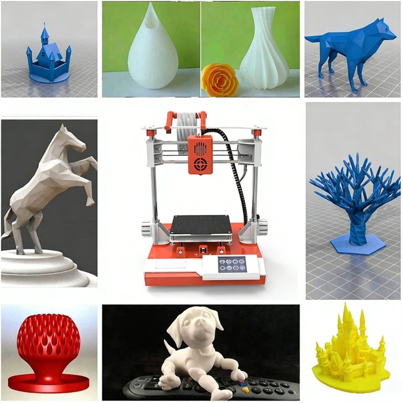 Fir 3D เครื่องพิมพ์เริ่มต้น 3D เครื่องพิมพ์รายการระดับเสียงต่ําเดสก์ท็อป 0 05 มม.ความละเอียดชั้น 3D 