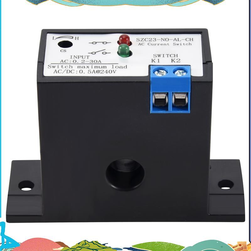 Current Mutual Induction Switch SZC23-NO-AL-CH ปกติเปิด Current Detection SWITCH สําหรับ AC Current 