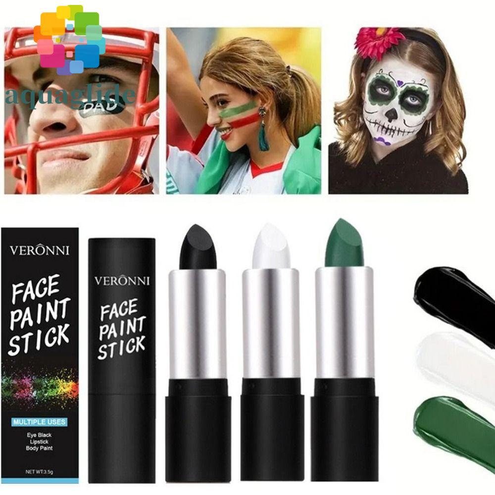 AQUAGLIDE Body Art Paint Sticks, Face & Body Paint Quick-Dry Halloween Face Painting Stick, Paint St