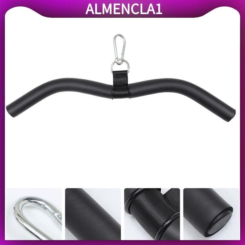 [Almencla1] Gym Fitness Lat Pull Down Bar Pully Cable Machine T-Bar Handle Grip Equipment