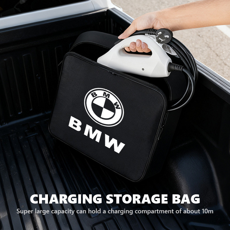 สําหรับ BMW ไฟฟ้า Car charger ปลั๊กพกพากระเป๋า EV รถสายชาร์จซ็อกเก็ตกันน้ําสารหน่วงไฟอุปกรณ์คอนเทนเน