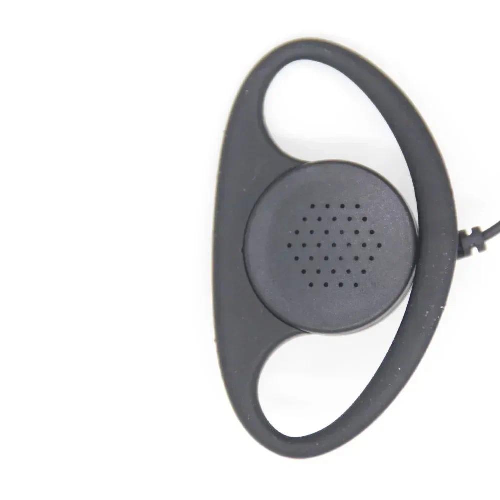 สําหรับ Kenwood ยางนุ่ม Earpiece ชุดหูฟัง D รูปร่างหูฟังสําหรับ Baofeng วิทยุ BF-777S/888S UV-5R K พ
