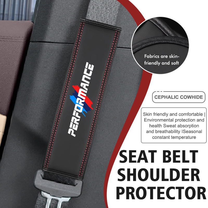 ฝาครอบเข็มขัดนิรภัยรถยนต์สําหรับ BMW E46 E90 F30 F10 F20 G20 E87 E60 F01 F02 G14 E83