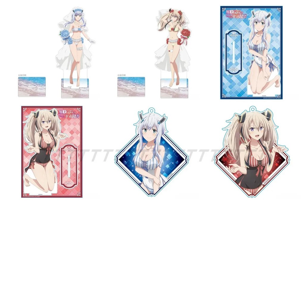 Standee Anime Demon King Academy รุ่น Misha Necron Sasha Anos Voldigoad อะคริลิค Mica พวงกุญแจตกแต่ง