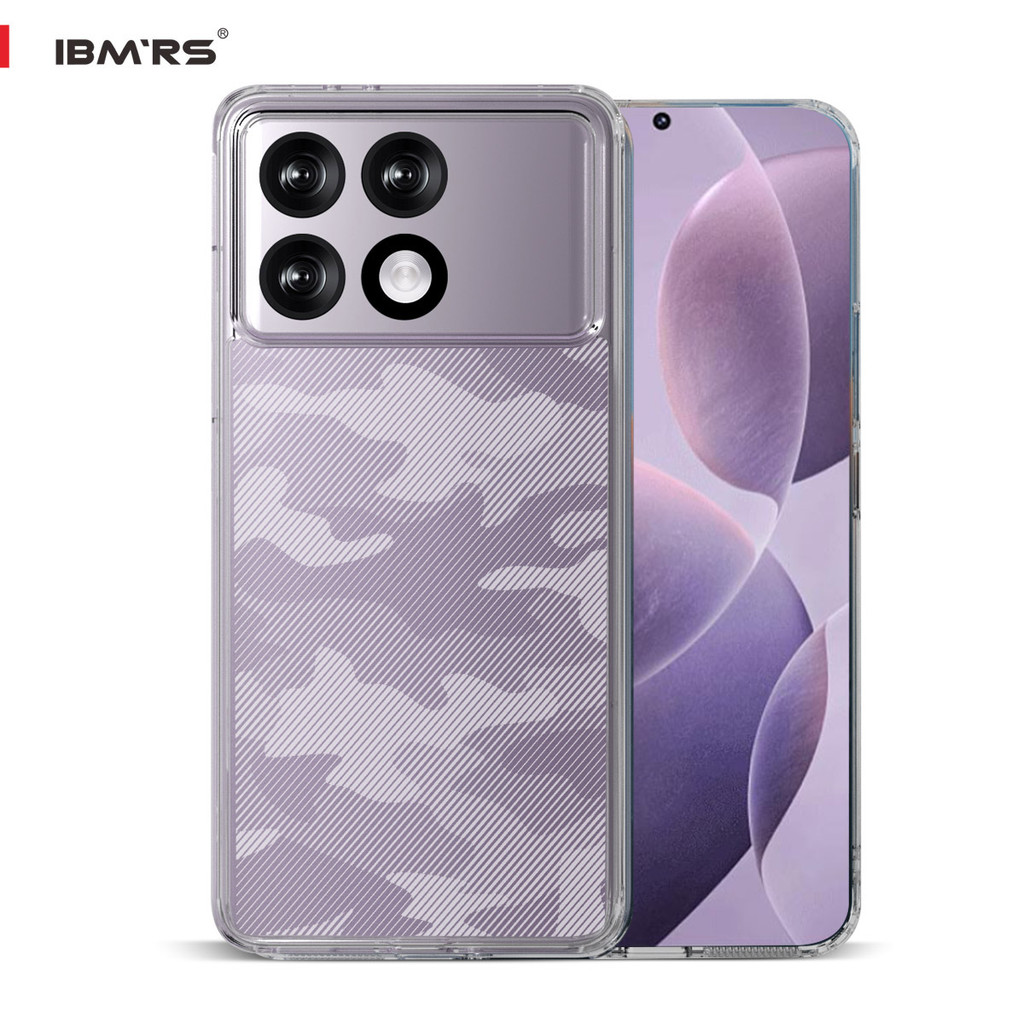 IBMRS Camo Case สําหรับ Redmi K70/K70 Pro/Poco F6 Pro PC + TPU ฝาครอบกล้องกันกระแทก