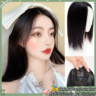 แฟชั่นผมธรรมชาติด้านบนที่มองไม่เห็นวิกผมชิ้นสําหรับผู้หญิงปก…