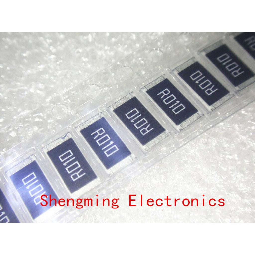 50 ชิ้น 2512 ชิป SMD ตัวต้านทานคงที่ 1% 1 วัตต์ 0.1R 0.01R 0.05R 0.001R 0.33R 0.5R 1R 0R 10R 100R 2 