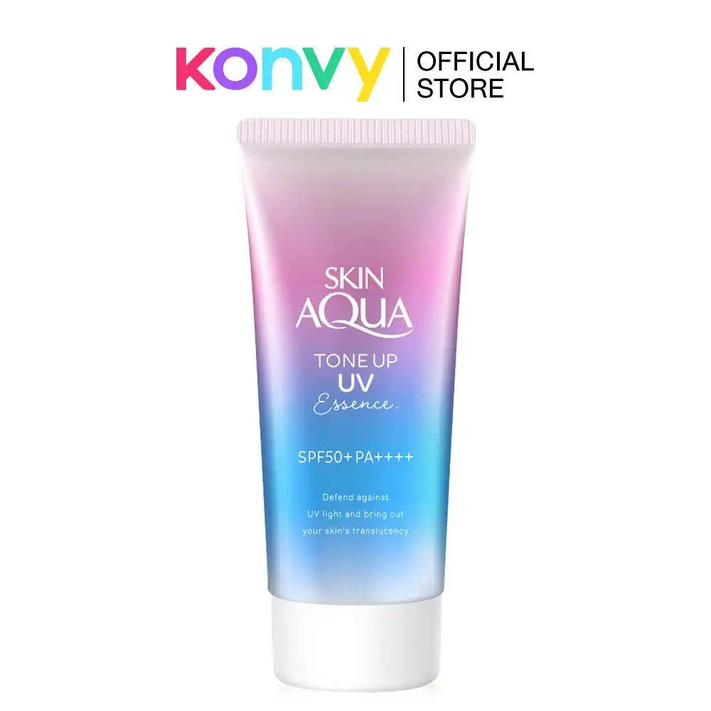 Sunplay Skin Aqua Tone Up UV Essence 80g # ครีมบํารุงผิวหน้าบํารุงผิวลาเวนเดอร์