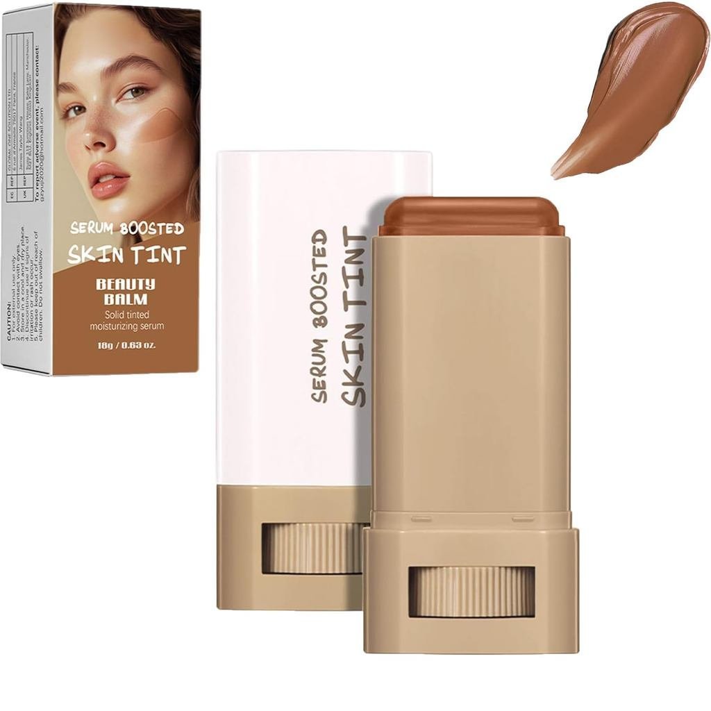 Covebalm Beauty Skin Tint, Covbalm Foundation Stick, Cove Balm Serum Boosted Skin Tint Balm, Foundat