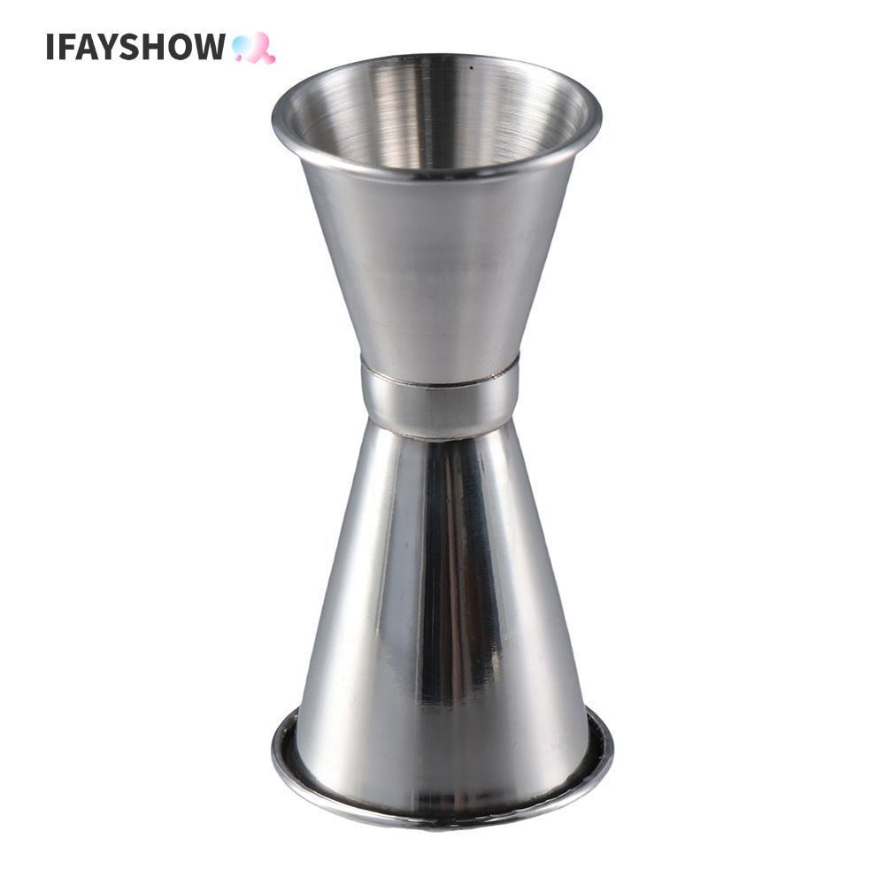 IFAYSHOW บาร์วัด Jigger, OZ/ML สแตนเลส Double Didi Jigger, Hot Shot วัดภายในญี่ปุ่น Jigger Party
