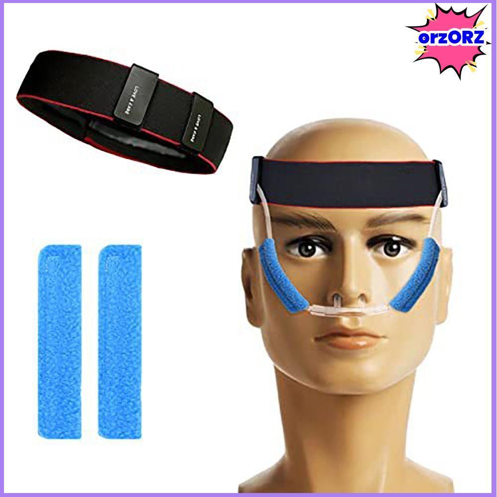 ORZORZ Oxygen Cannula Cushion, Soft Polar Fleece Nasal Cannula Ear Cushions,อุปกรณ์เสริม Universal O
