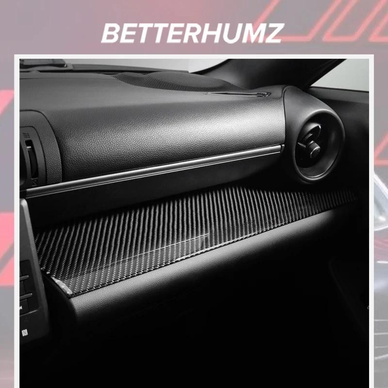 คาร์บอนไฟเบอร์สําหรับ Subaru BRZ/Toyota GR86 2021- แผงแดชบอร์ด Trim Strip เครื่องมือสติกเกอร์ปรับแต่