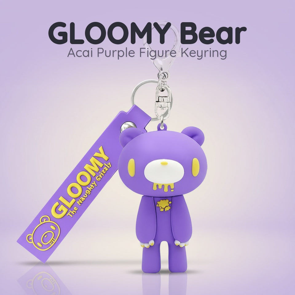 พวงกุญแจฟิกเกอร์ GLOOMY The Naughty Grizzly - Acai | GLOOMY The Naughty Grizzly