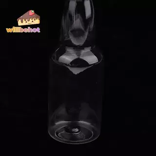 [Willbehot-t] 10 ชิ้น 50 มิลลิลิตร Mini Clear PET รีฟิลขวดไวน์ขนาดเล็กสําหรับงานแต่งงานขวดเหล้าพร้อมฝาปิดสกรูป้องกันการรั่ว [ใหม่]