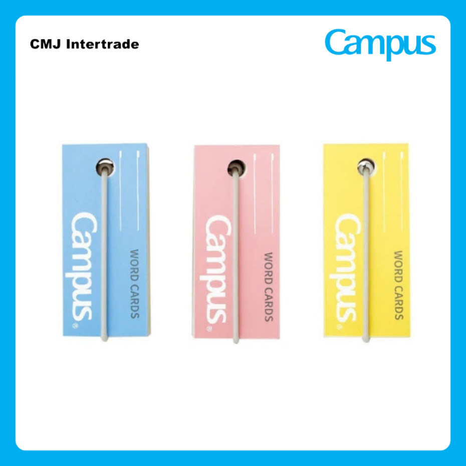 KOKUYO Campus Band Word Cards แฟลชการ์ด บัตรคำ การ์ดคำศัพท์ FlashCards พร้อมสายรัด ของแท้