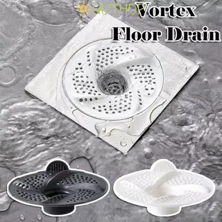 GUTHOP 3 ชิ้นท่อระบายน้ําชั้น, Vortex Anti-Clogging ท่อระบายน้ํา, หมุนตาข่ายออกแบบ Bug Proof Hair Collector พื้นที่ห้องน้ํา
