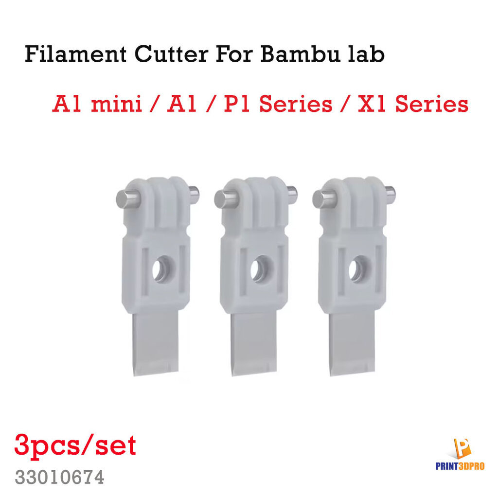 3D Printer Part Filament Cutter For Bambu Lab X1C P1S A1 mini