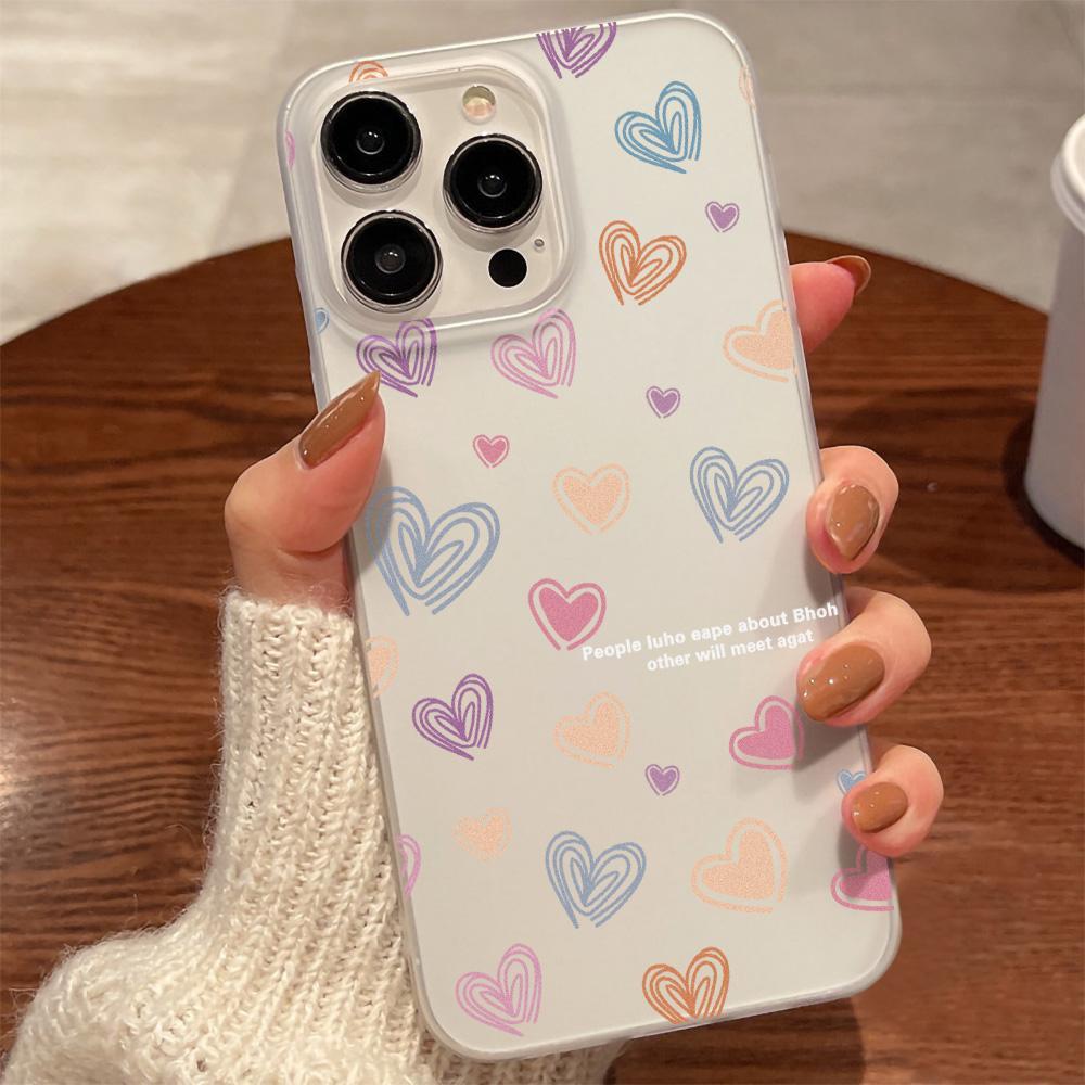 Heart เคสมือถือfor Samsung A15 A16 A34 A17 A07 A56 A57 A27 A37 A55 A06 A05S A54 A36 A26 A35 A53 S24 FE S25 ULTRA S26 TPU