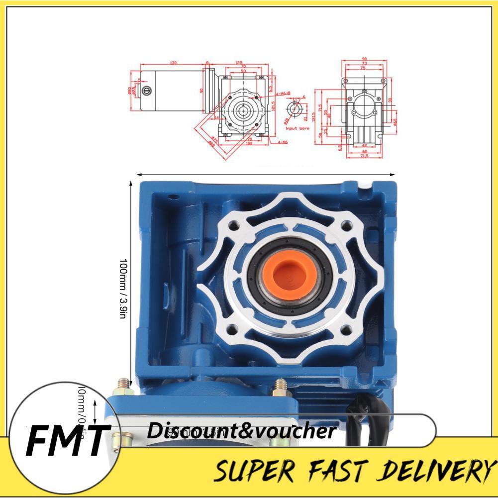 Freemarket Freemarket เกียร์มอเตอร์สแตนเลส 90W 2200 r/min XD5D90-24A121SRV-RV40 Reduction Ratio DC 1