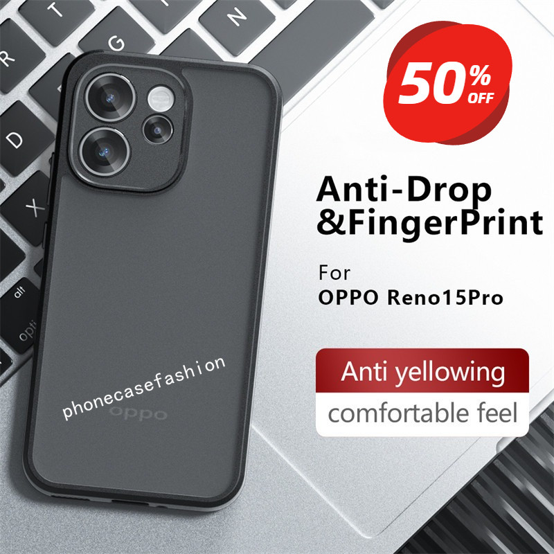 เคสโทรศัพท์สําหรับ Oppo Reno 15 Pro Max 15pro 15promax 15C 15F 4G 5G 2025 4G 5G 2025 ปลอก Hard Clear PC Soft TPU กันกระแทก