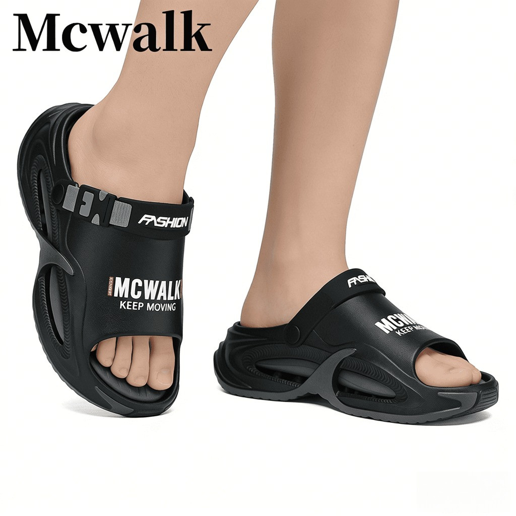 MCWALK Classic All-Match Anti-Slip EVA รองเท้าแตะกลางแจ้งผู้ชายผู้หญิงสไตล์เดียวกัน