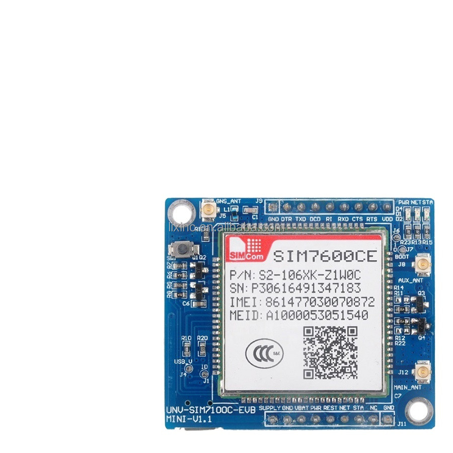 SIM7600CE/SIM7100A/SIM7100E 4G โมดูล GSM GPRS EDGE Development Board 4G เสาอากาศ GPS สําหรับ Arduino