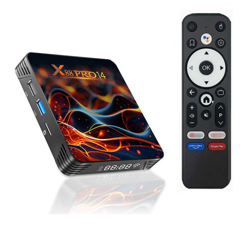 X88 PRO 14 Set Top Box RK3518 2G/16GB wifi6 Android 14 HD Network Player