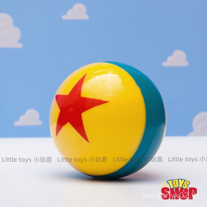 สินค้าเก่าของญี่ปุ่น ของเล่นคลาสสิก Pixar Small Ball Micro-Bouncy Ball อุปกรณ์ประกอบฉากการถ่ายภาพตกแ