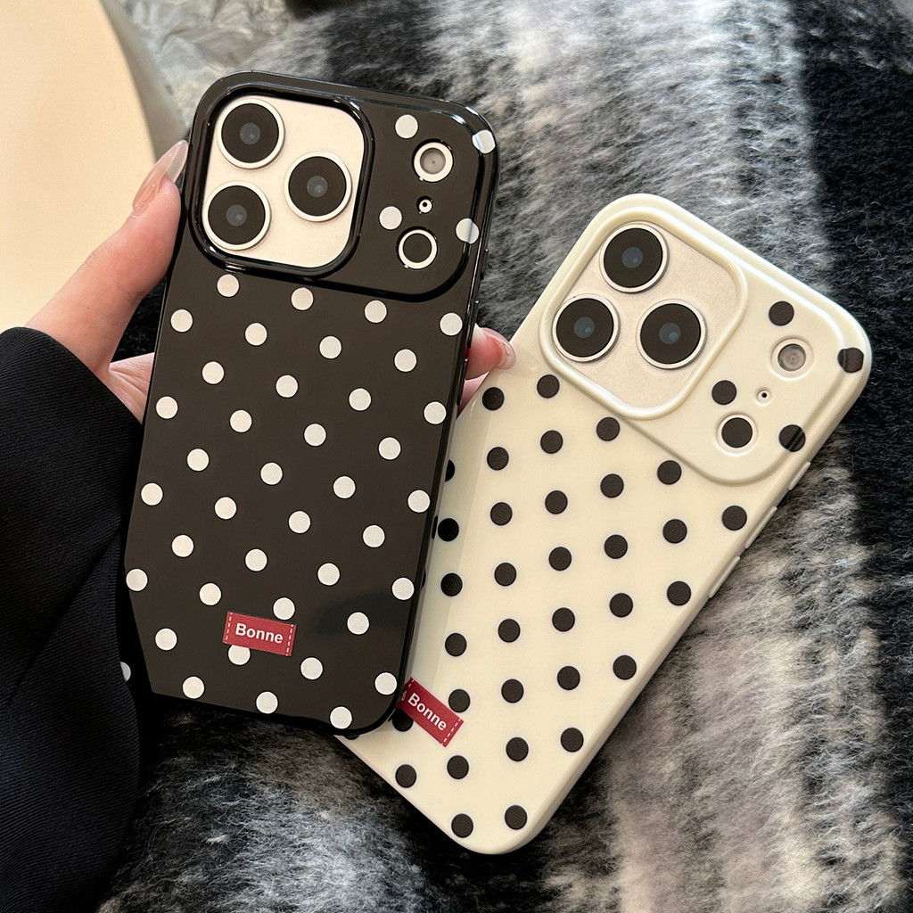 Simple Love Polka Dot เคสโทรศัพท์ Drop-Resistant สําหรับ iPhone 17 Promax 16 Promax 15 Promax 11 12 13 14plus 15plus 16e 16plus 15pro 17air
