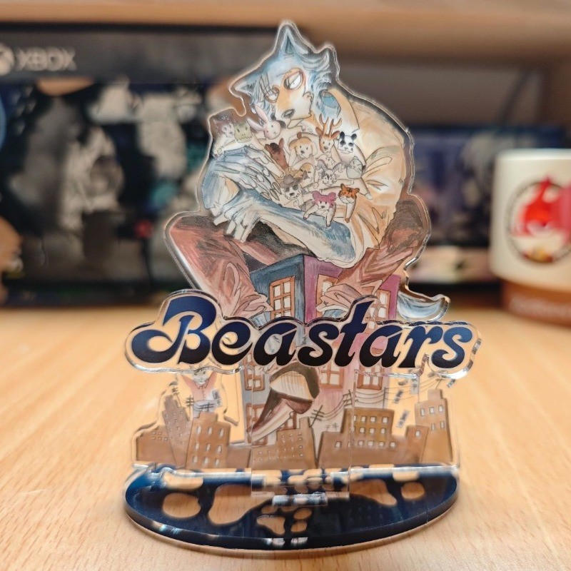 BEASTARS ตัวเลขอะคริลิคขาตั้ง Legoshi Juno ตัวอักษรเครื่องประดับอะนิเมะสินค้าคอลเลกชันของเล่นตุ๊กตาข