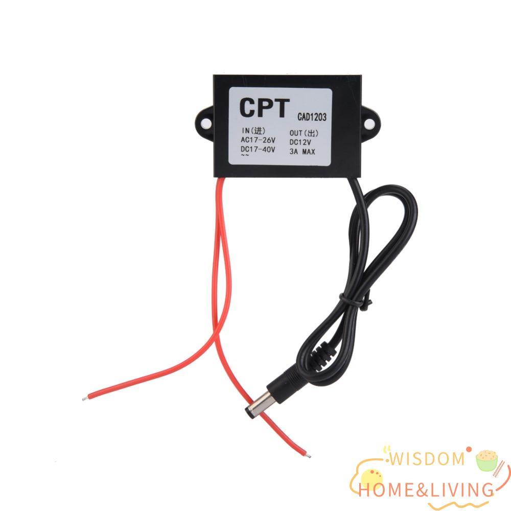 WISDOM AC-DC Power Supply Converter, DC 17-40V อินพุต 12V Output Power Supply Regulator, Stable Outp