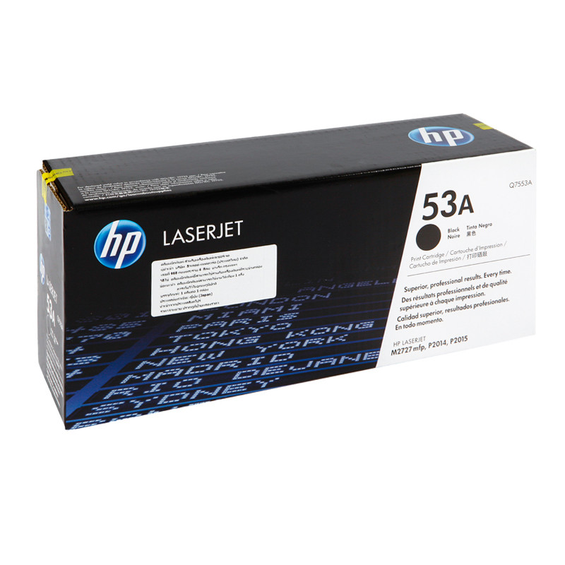 HP ตลับหมึกโทนเนอร์ Toner Cartridge รุ่น 53A (Q7553A) สีดำ