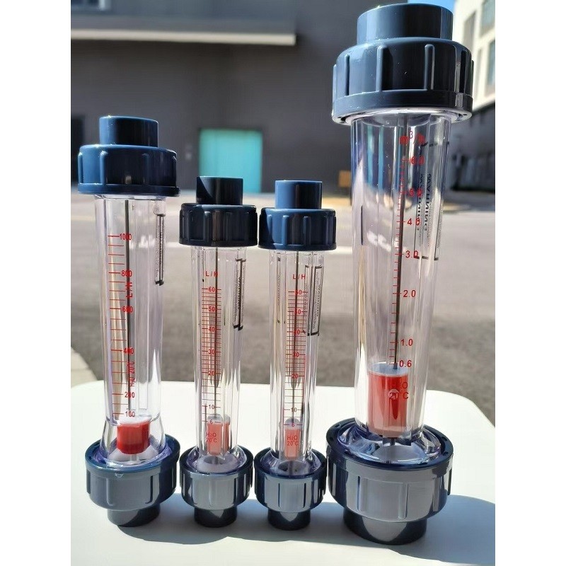 พีวีซีพลาสติกท่อประเภทโรเตอร์ลอยไหลเมตร LZS-15/25/32/50/65/ท่อน้ําประปาเหลว